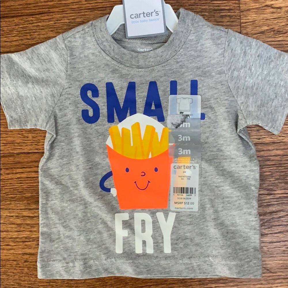 NWT Carters Small Fry 3mo Tee